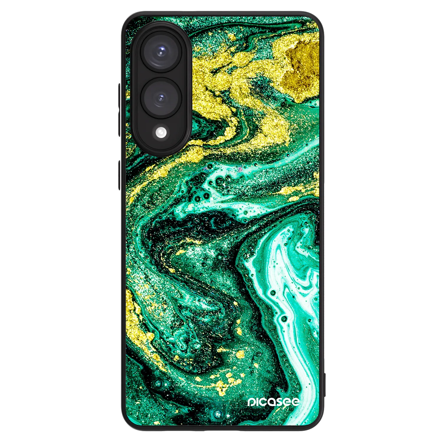 Picasee ULTIMATE CASE PowerShare pro Samsung Galaxy S25 Edge 5G - Green Gold