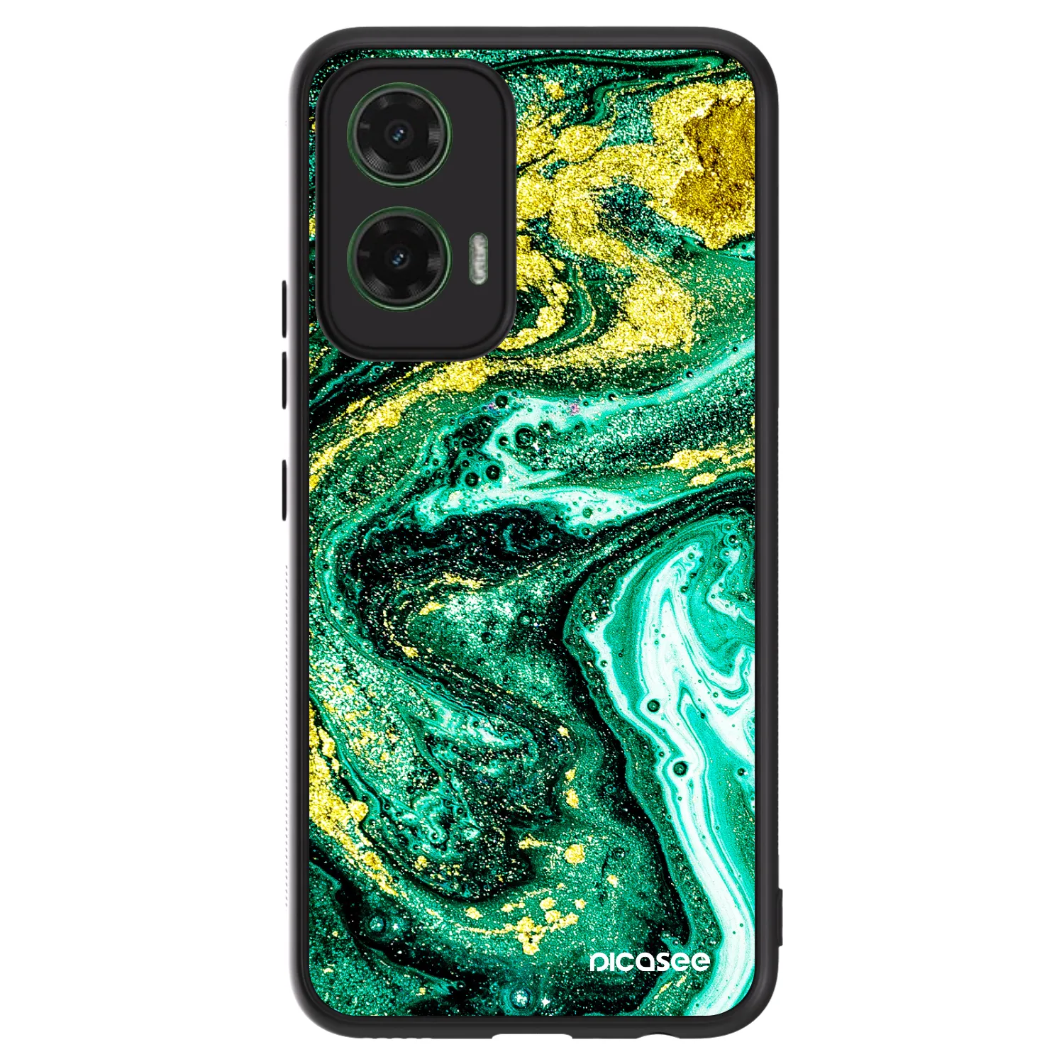 Picasee ULTIMATE CASE pro Motorola Moto G35 5G - Green Gold