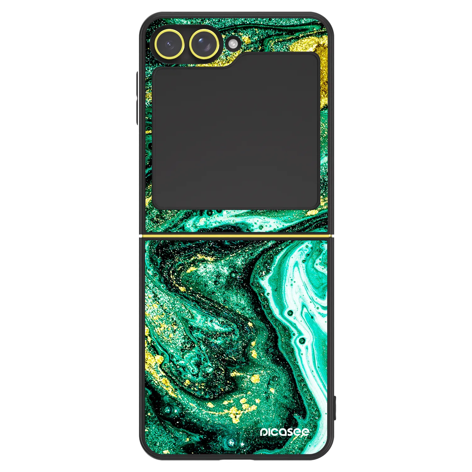 Picasee ULTIMATE CASE pro Samsung Galaxy Z Flip6 5G - Green Gold