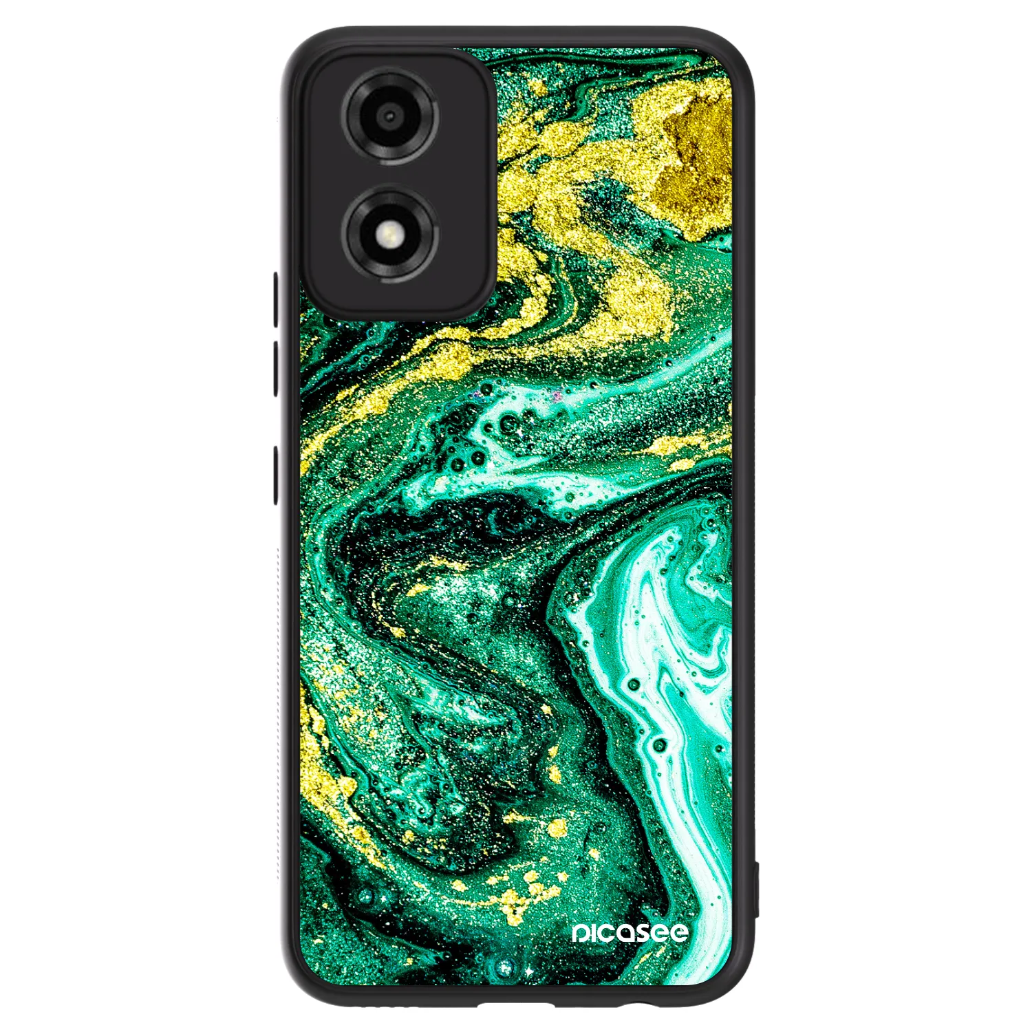 Picasee ULTIMATE CASE pro Motorola Moto E14 - Green Gold
