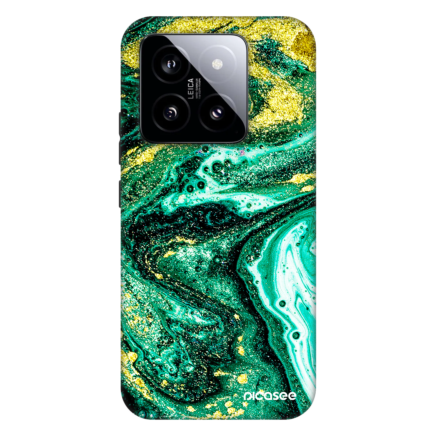 Picasee Fashion Case pre Xiaomi 14 - Green Gold
