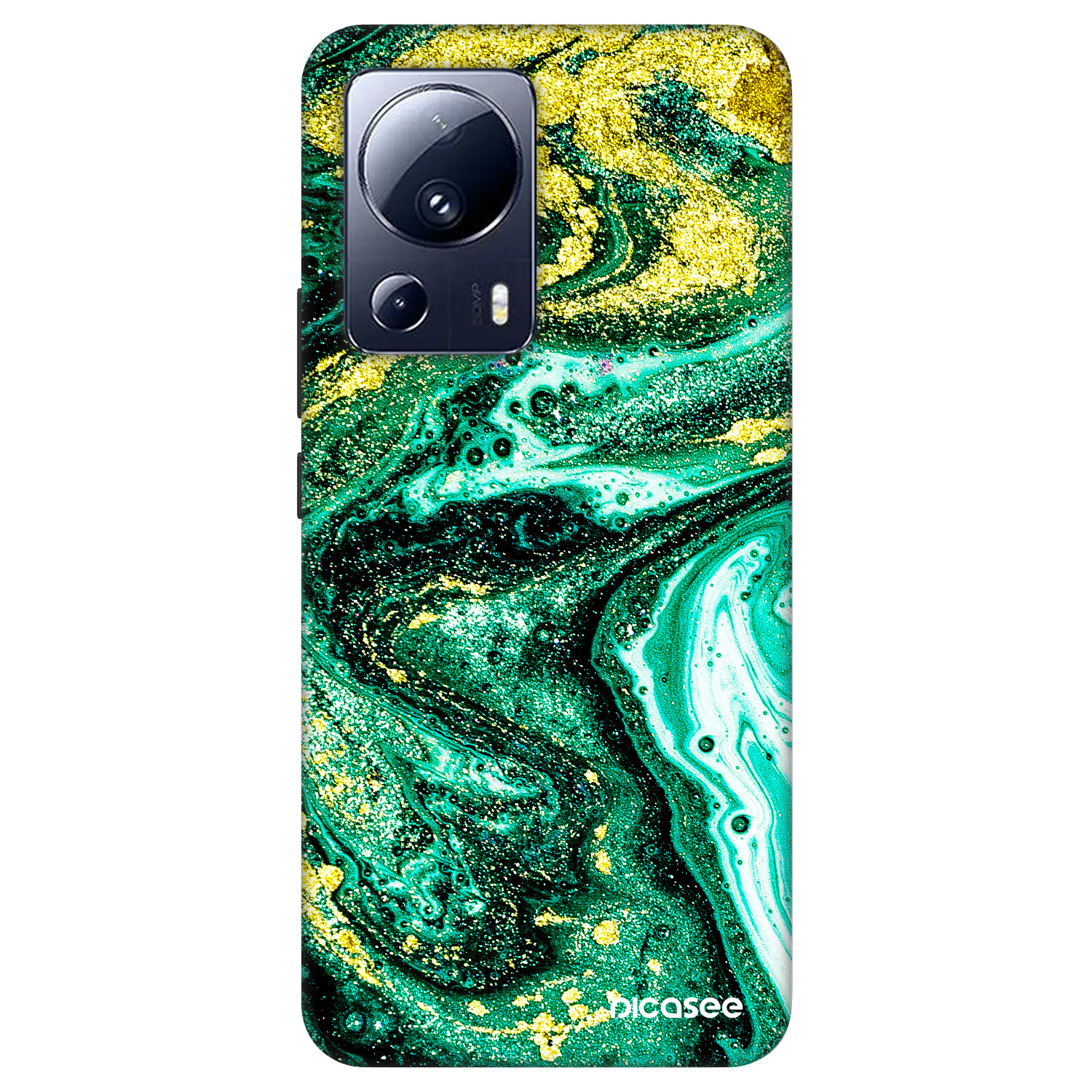 Picasee Fashion Case pre Xiaomi 13 Lite - Green Gold