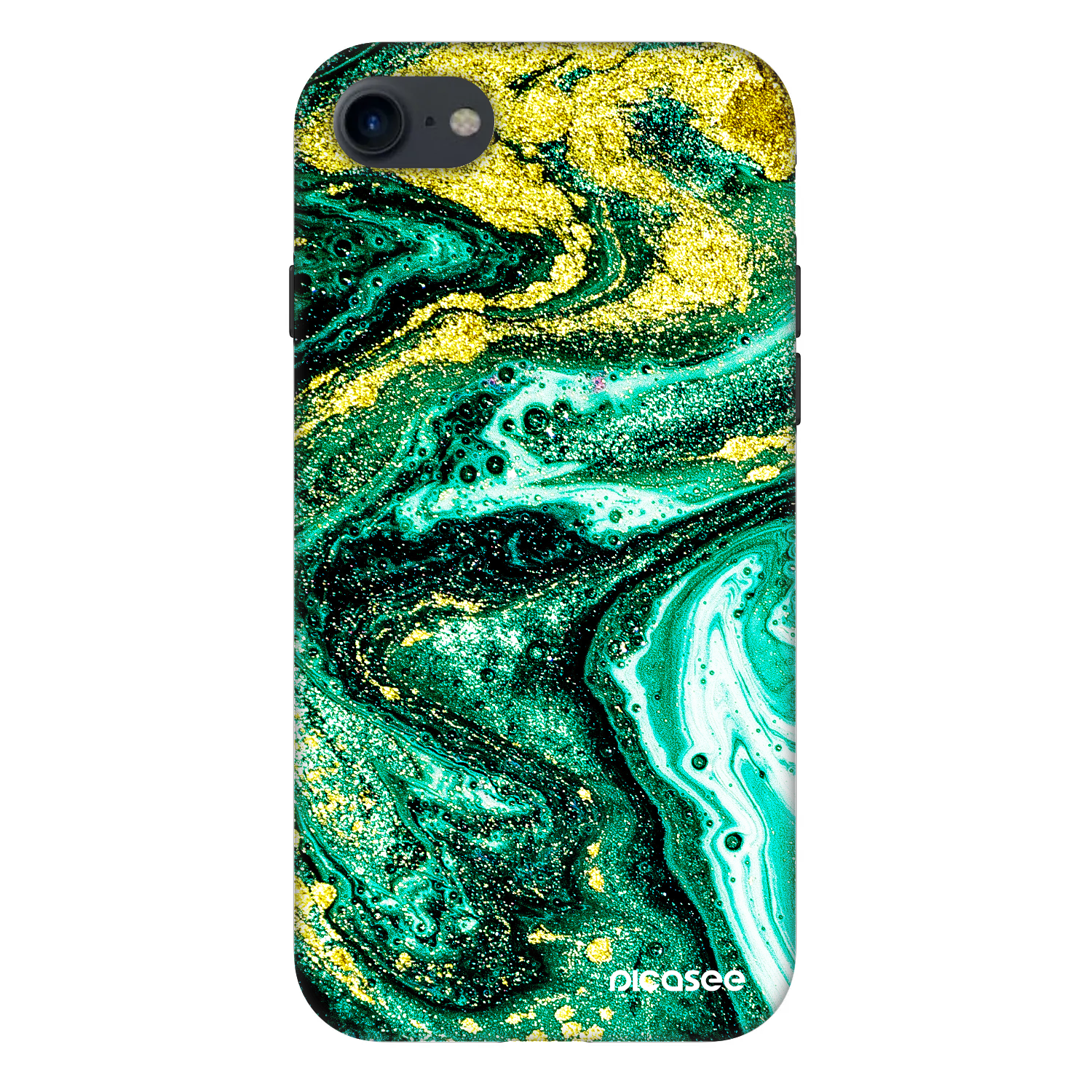 Picasee Fashion Case pre Apple iPhone 7 - Green Gold