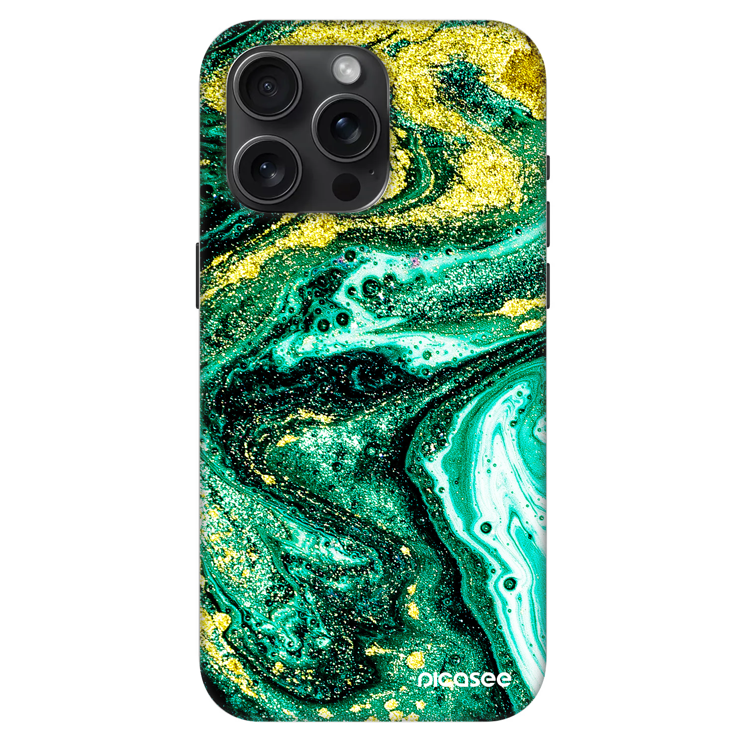 Fashion Case MagSafe pre Apple iPhone 15 Pro Max - Green Gold