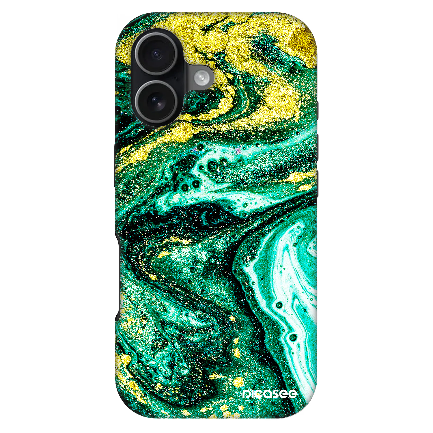 Picasee Fashion Case MagSafe pre Apple iPhone 17 - Green Gold