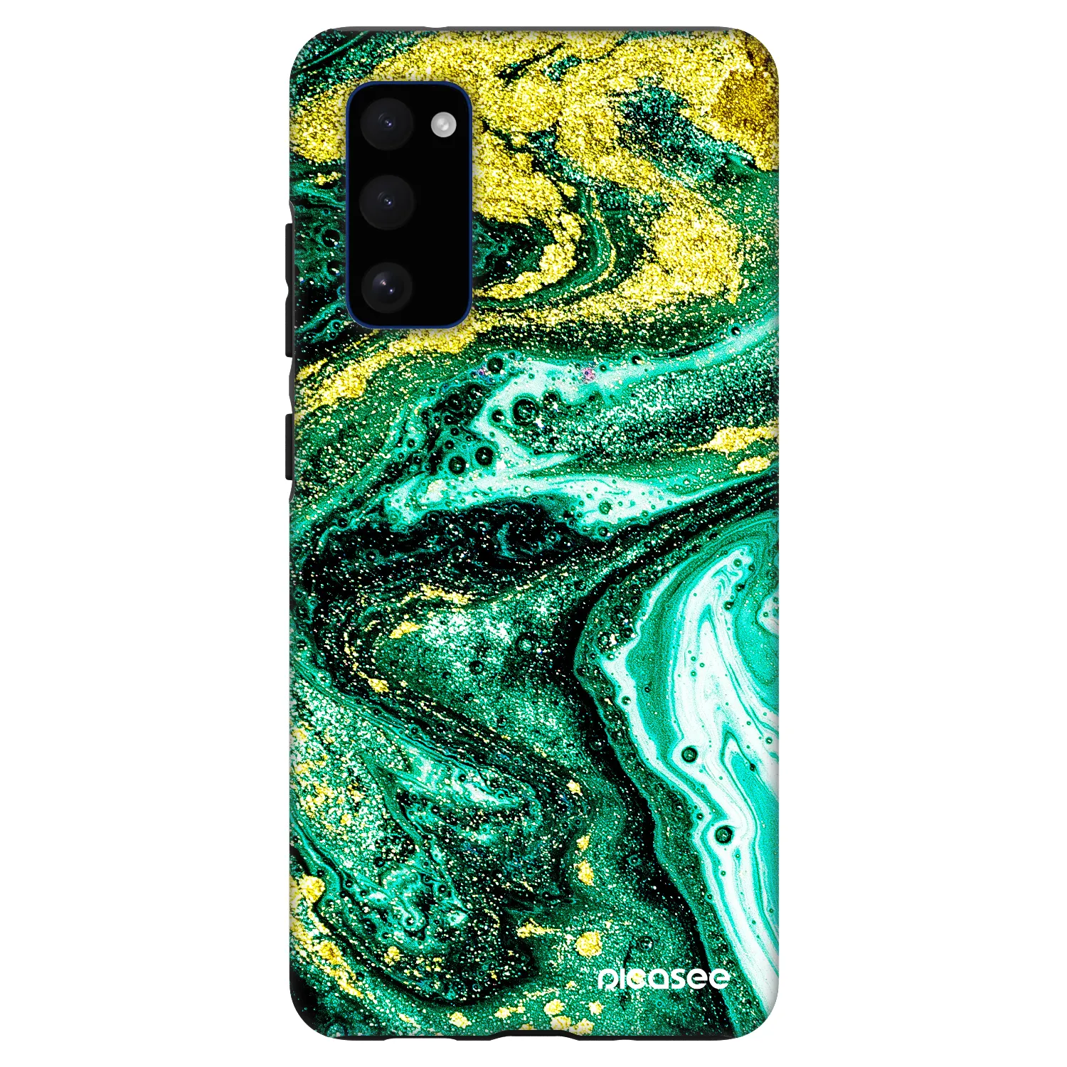 Picasee Fashion Case pre Samsung Galaxy S20 FE - Green Gold