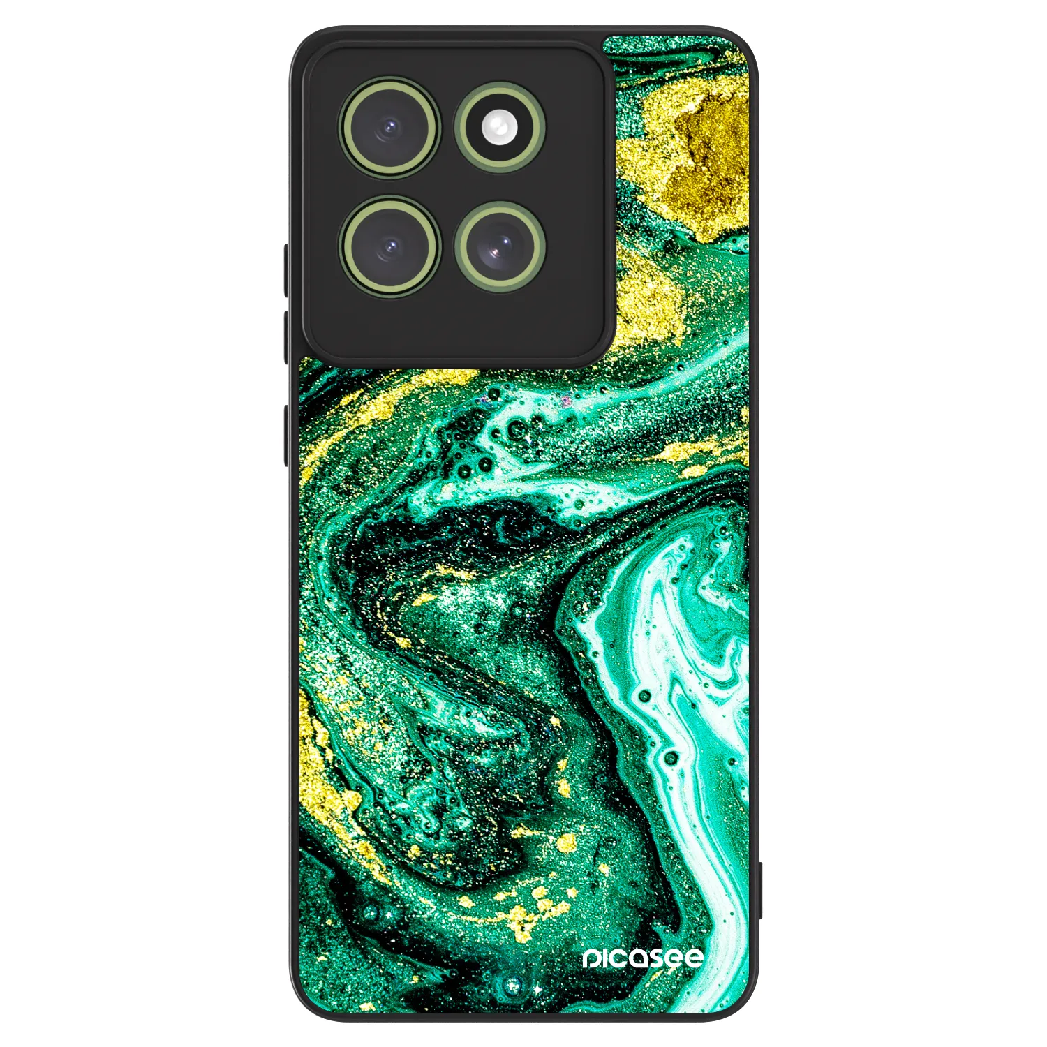 Picasee ULTIMATE CASE pro Motorola Moto G86 Power 5G - Green Gold