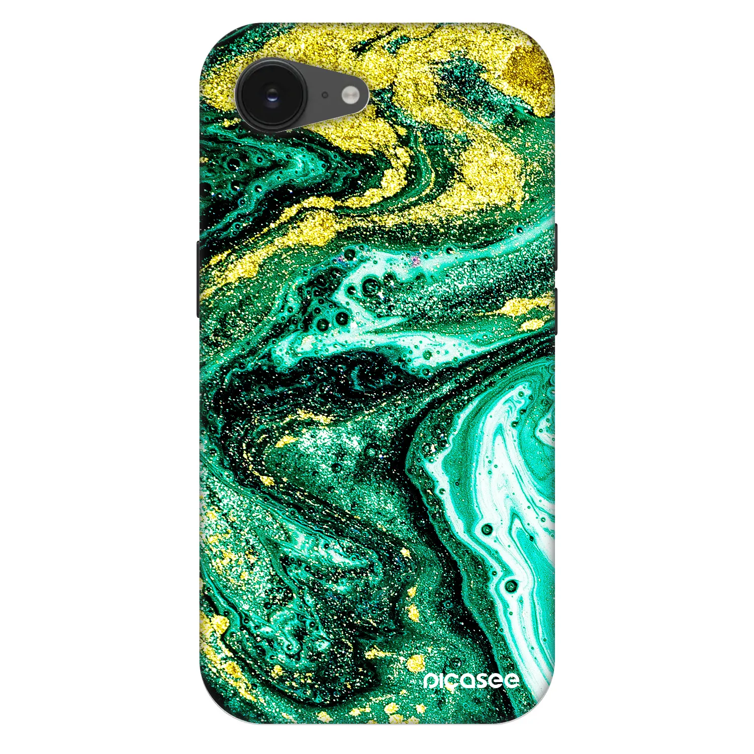 Picasee Fashion Case MagSafe pre Apple iPhone 17e - Green Gold