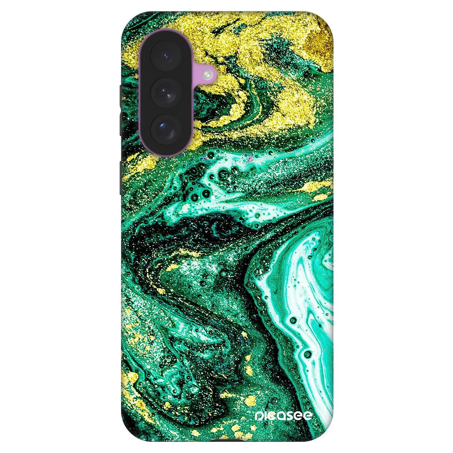 Picasee Fashion Case pre Samsung Galaxy A57 5G - Green Gold