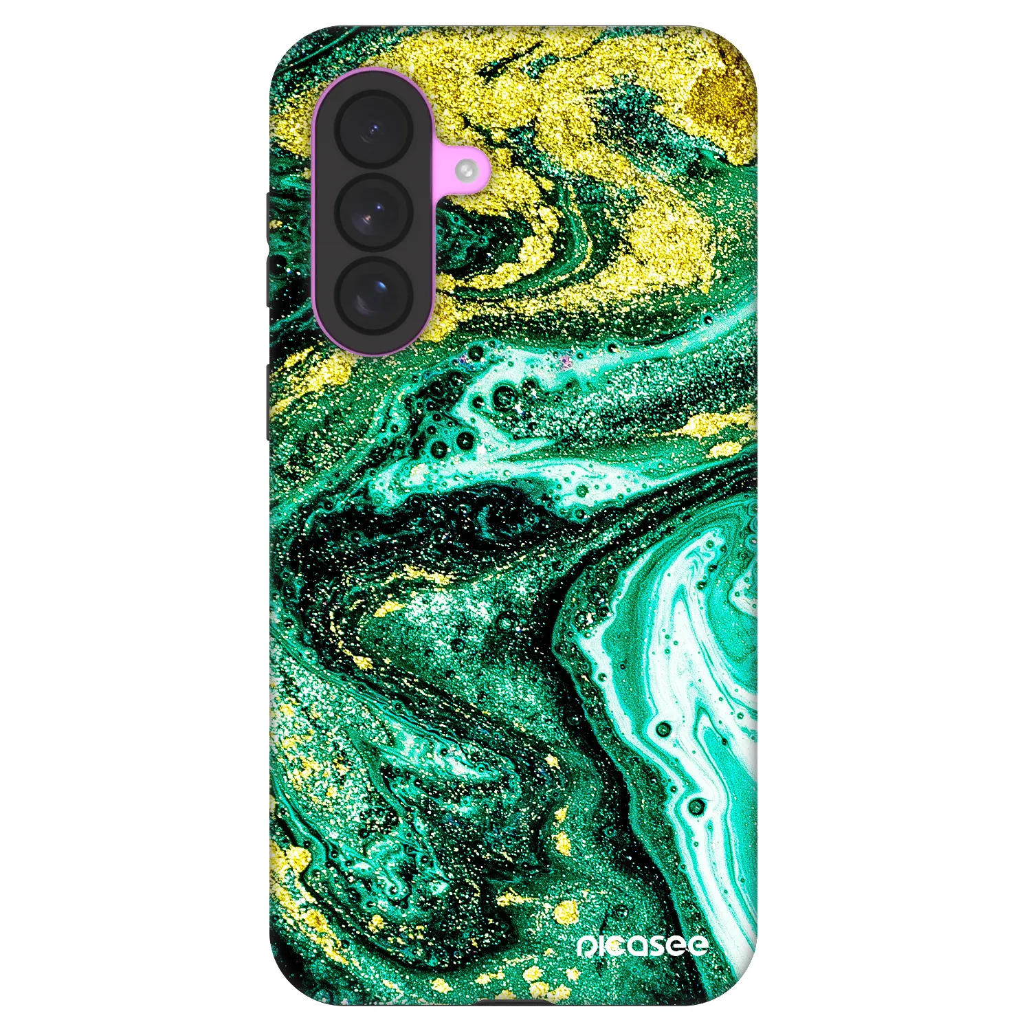 Picasee Fashion Case pre Samsung Galaxy A37 - Green Gold