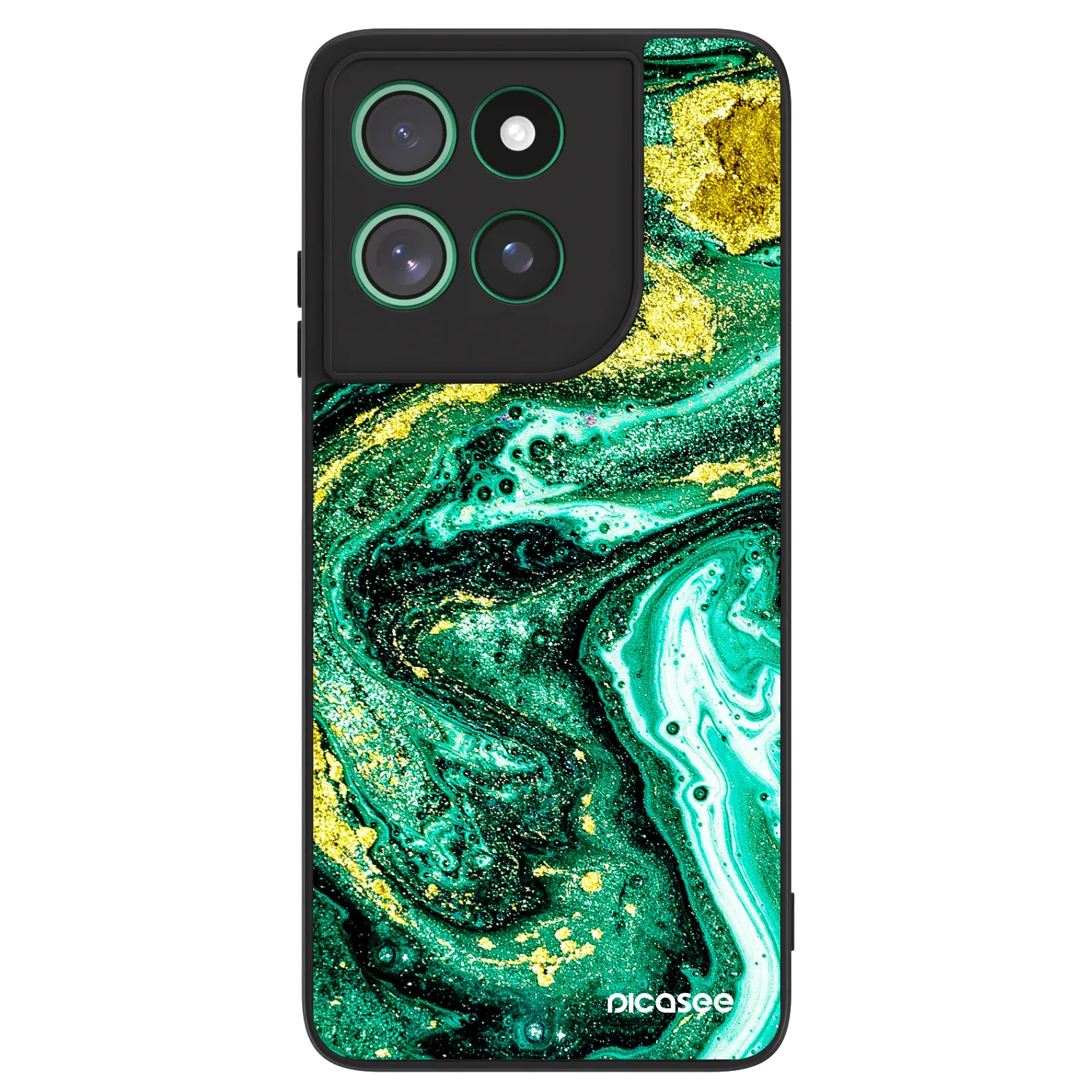 Picasee ULTIMATE CASE pro Motorola Moto G57 Power - Green Gold