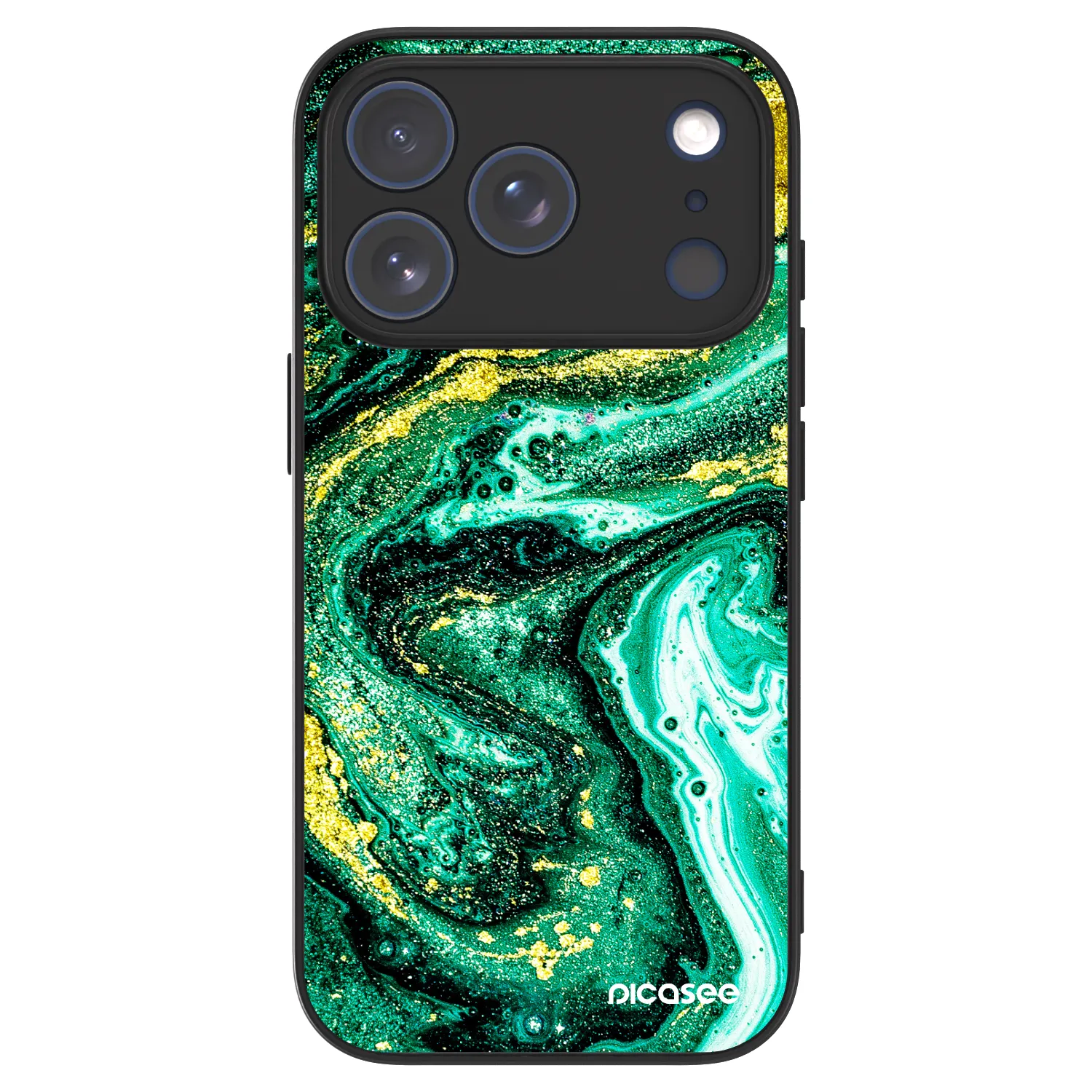 Picasee ULTIMATE CASE MagSafe pro Apple iPhone 18 Pro - Green Gold