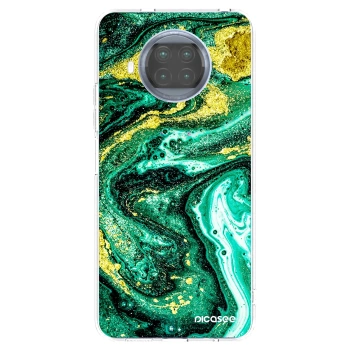 Picasee silikónový prehľadný obal pre Xiaomi Mi 10T Lite - Green Gold
