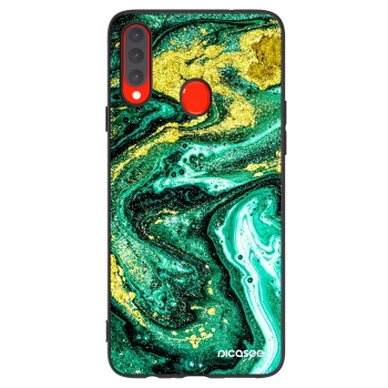 Obal pre Samsung Galaxy A20s - Green Gold