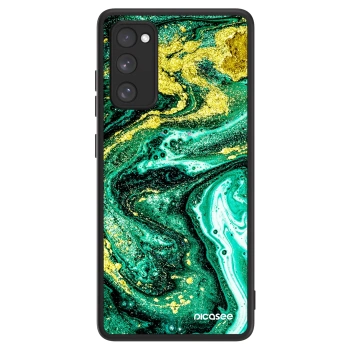 Picasee ULTIMATE CASE pro Samsung Galaxy S20 FE - Green Gold