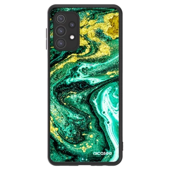 Picasee ULTIMATE CASE pro Samsung Galaxy A32 5G A326B - Green Gold