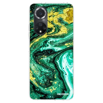 Picasee silikónový prehľadný obal pre Huawei Nova 9 SE - Green Gold