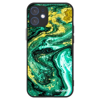 Picasee ULTIMATE CASE MagSafe pro Apple iPhone 12 mini - Green Gold