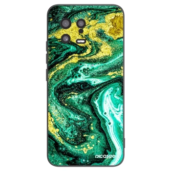 Picasee silikónový čierny obal pre Xiaomi 13 - Green Gold