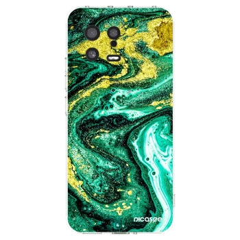 Picasee silikónový prehľadný obal pre Xiaomi 13 - Green Gold