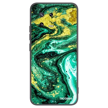 Picasee silikónový čierny obal pre Xiaomi 13 Pro - Green Gold