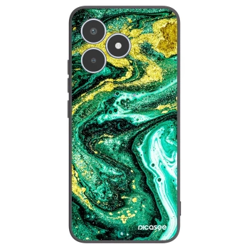 Picasee silikónový čierny obal pre Realme C53 - Green Gold