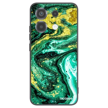Picasee silikónový čierny obal pre Xiaomi Poco X6 - Green Gold