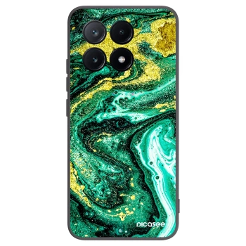 Picasee silikónový čierny obal pre Xiaomi Poco X6 Pro - Green Gold