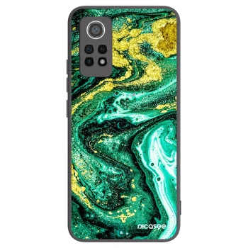 Picasee silikónový čierny obal pre Xiaomi Redmi Note 12 Pro 4G - Green Gold