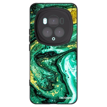 Picasee silikónový čierny obal pre Honor Magic6 Pro - Green Gold