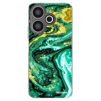 Picasee silikónový prehľadný obal pre Xiaomi Redmi 13 4G - Green Gold