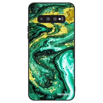 Obal pre Samsung Galaxy S10 Plus G975 - Green Gold