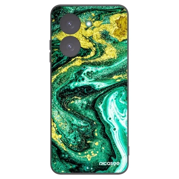 Picasee silikónový čierny obal pre Xiaomi Redmi A5 - Green Gold