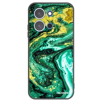 Picasee silikónový čierny obal pre Xiaomi Redmi 15C 4G - Green Gold