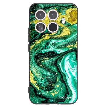 Picasee silikónový čierny obal pre Xiaomi 15T Pro - Green Gold