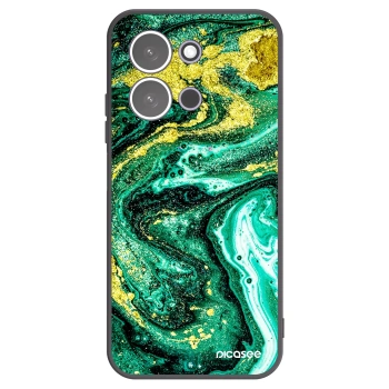 Picasee silikónový čierny obal pre Xiaomi Redmi 15C 5G - Green Gold