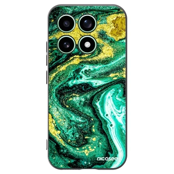 Picasee silikónový čierny obal pre Xiaomi 17 - Green Gold
