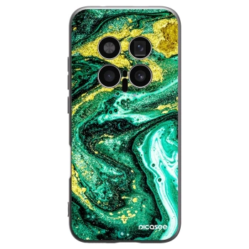 Picasee silikónový čierny obal pre Honor Magic8 Pro 5G - Green Gold