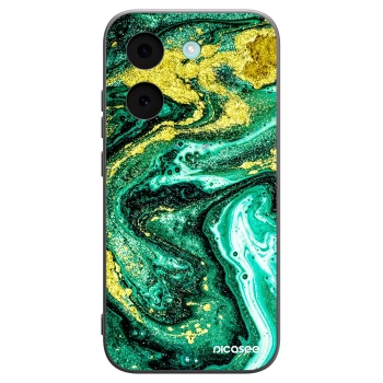 Picasee silikónový čierny obal pre Xiaomi Poco X8 Pro - Green Gold