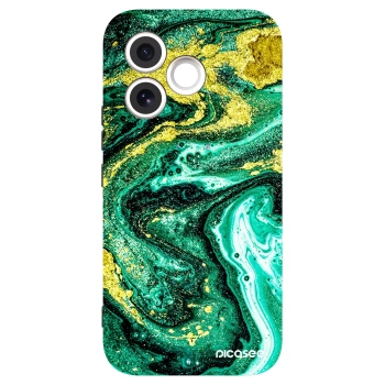 Picasee silikónový čierny obal pre Honor 600 Lite - Green Gold