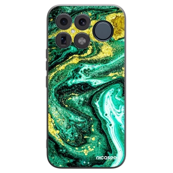 Picasee silikónový čierny obal pre Xiaomi Poco F8 Ultra - Green Gold