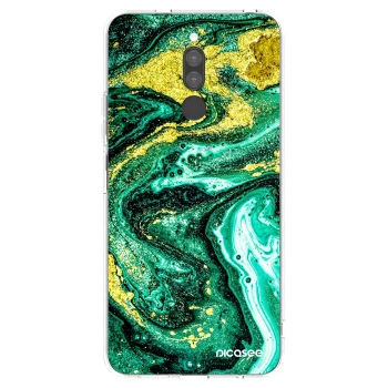 Picasee silikónový prehľadný obal pre Xiaomi Redmi 8 - Green Gold