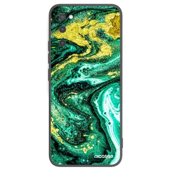 Picasee silikónový čierny obal pre Samsung Galaxy S20 G980F - Green Gold