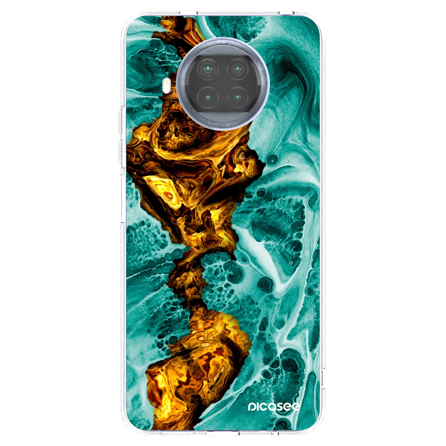 Picasee silikónový prehľadný obal pre Xiaomi Mi 10T Lite - Goldsky
