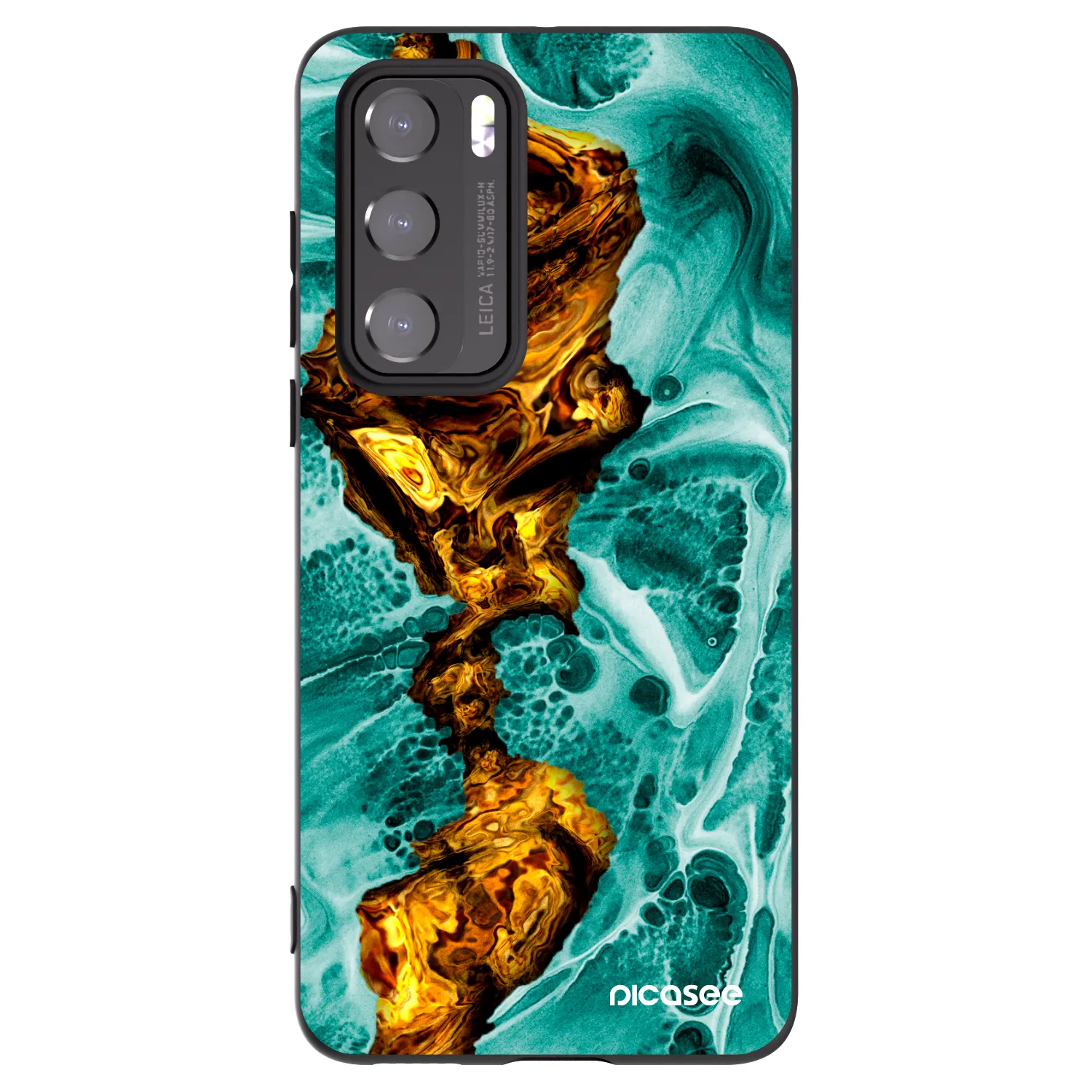Picasee silikónový čierny obal pre Huawei P40 - Goldsky