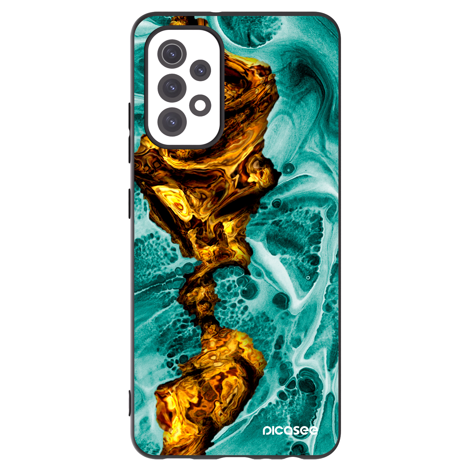 Picasee silikónový čierny obal pre Samsung Galaxy A32 5G A326B - Goldsky