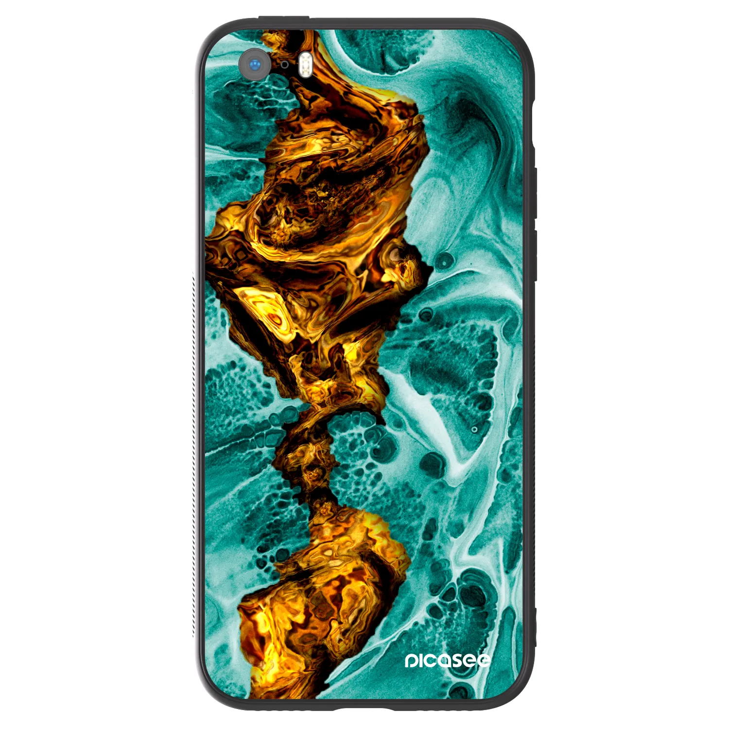 Picasee ULTIMATE CASE pro Apple iPhone 5/5S/SE - Goldsky