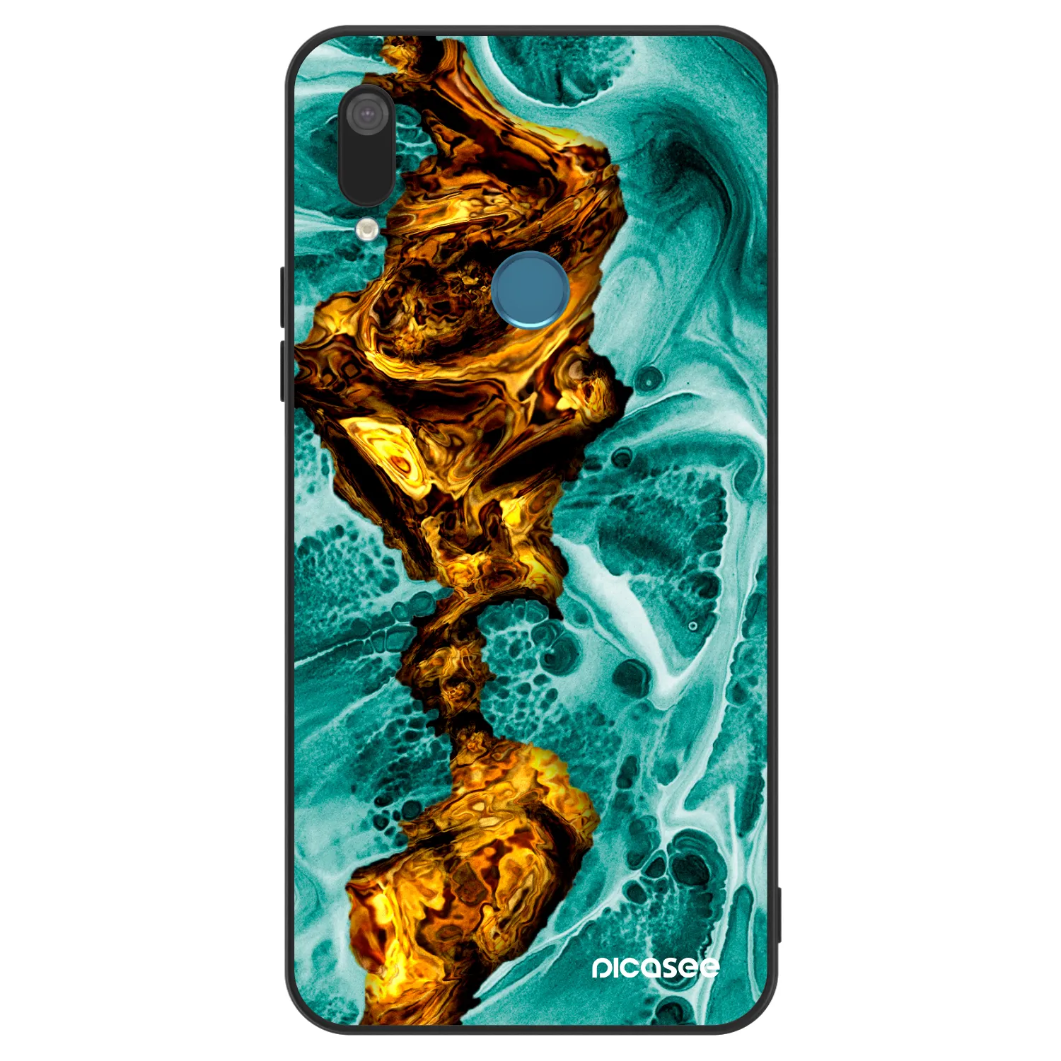 Picasee ULTIMATE CASE pro Huawei Y7 2019 - Goldsky