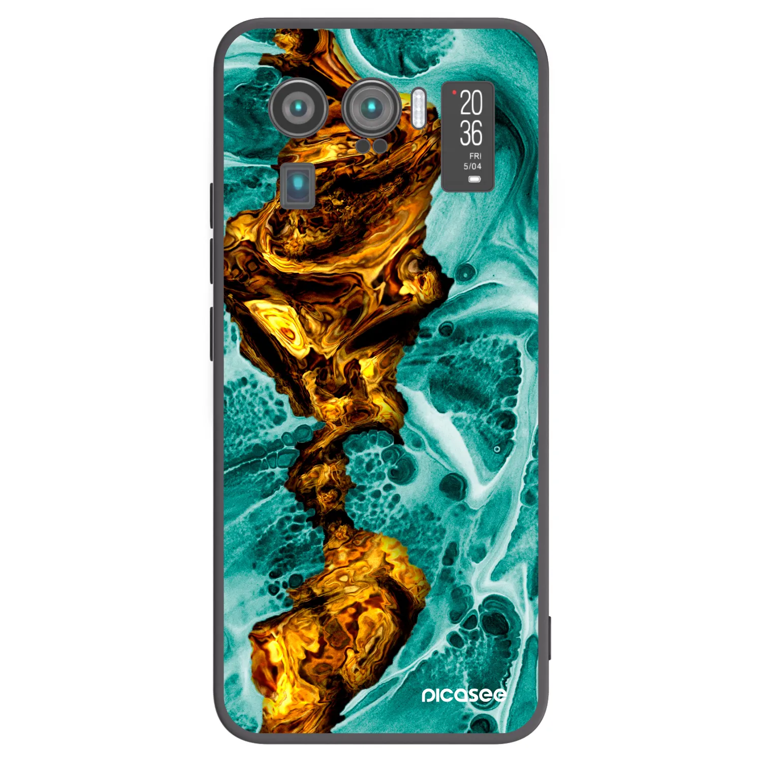 Picasee silikónový čierny obal pre Xiaomi Mi 11 Ultra - Goldsky