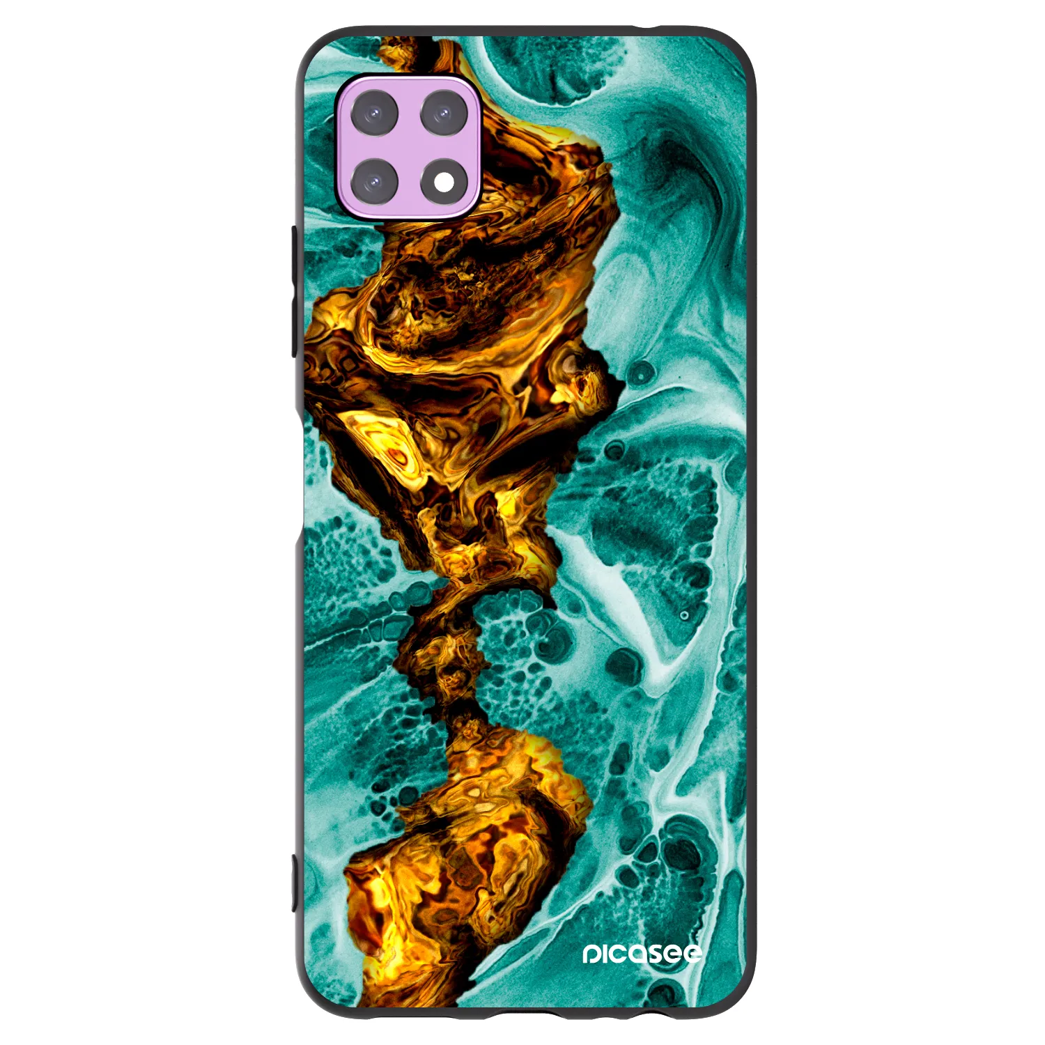 Picasee silikónový čierny obal pre Samsung Galaxy A22 A226B 5G - Goldsky